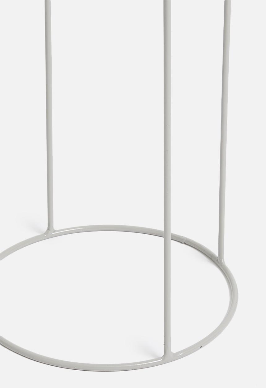 Emerging Creatives - Ava drum planter - clay grey