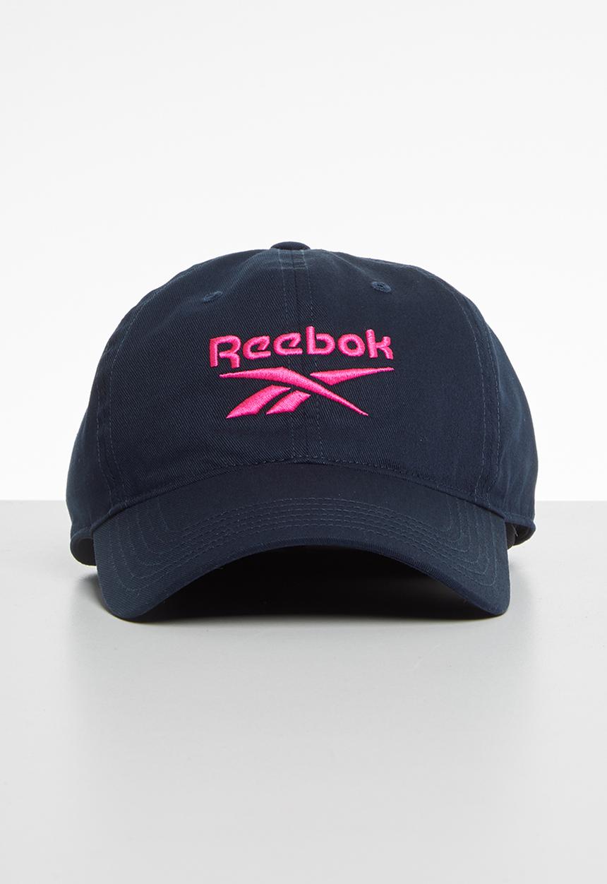Reebok - Te logo cap - navy & pink 