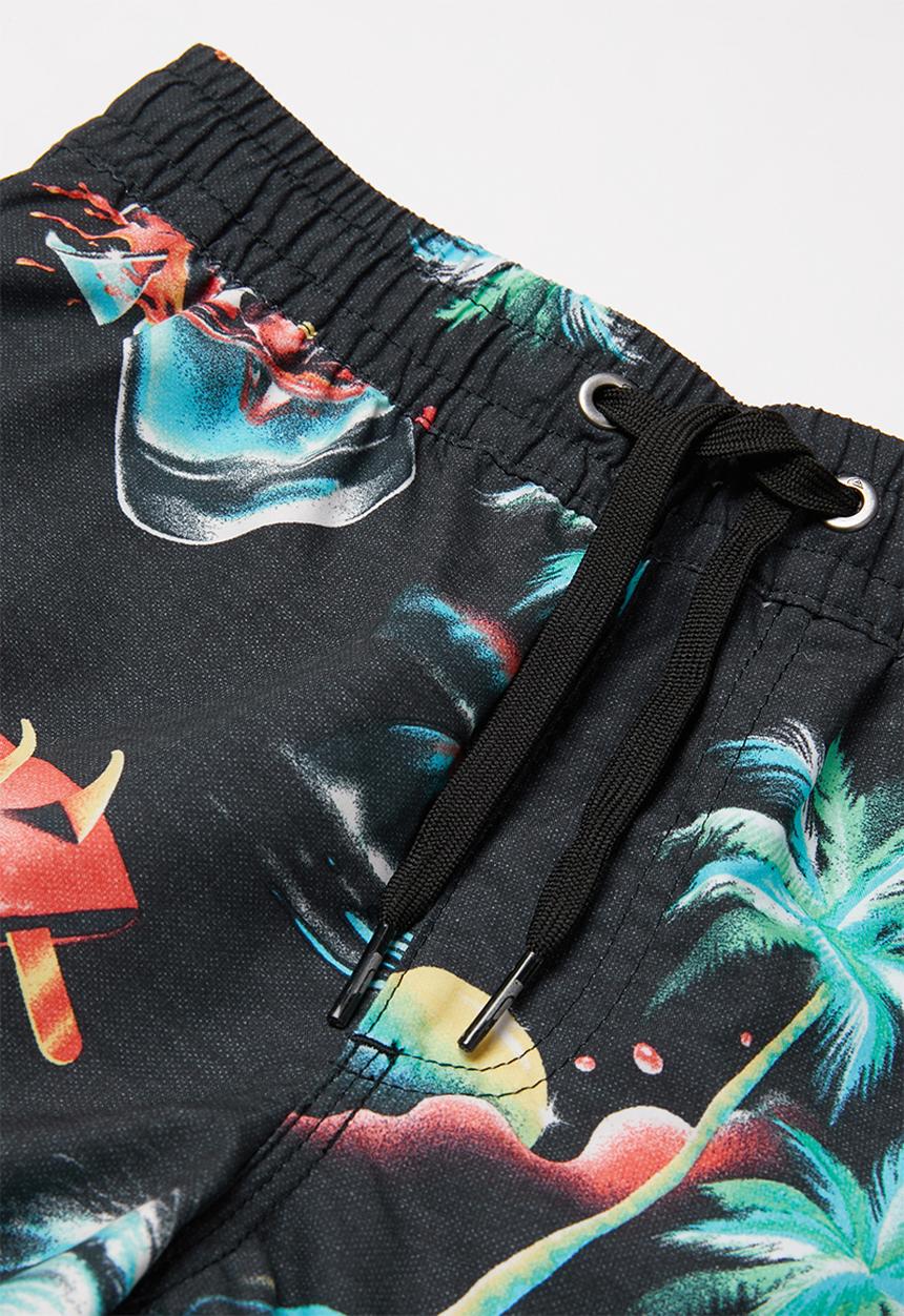 Quiksilver - Sun damage volley youth 14nb - multi 