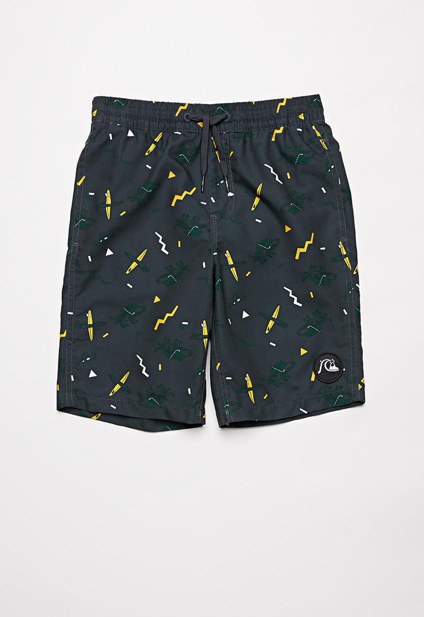 Quiksilver - Flip snacking volley boy 14 - charcoal