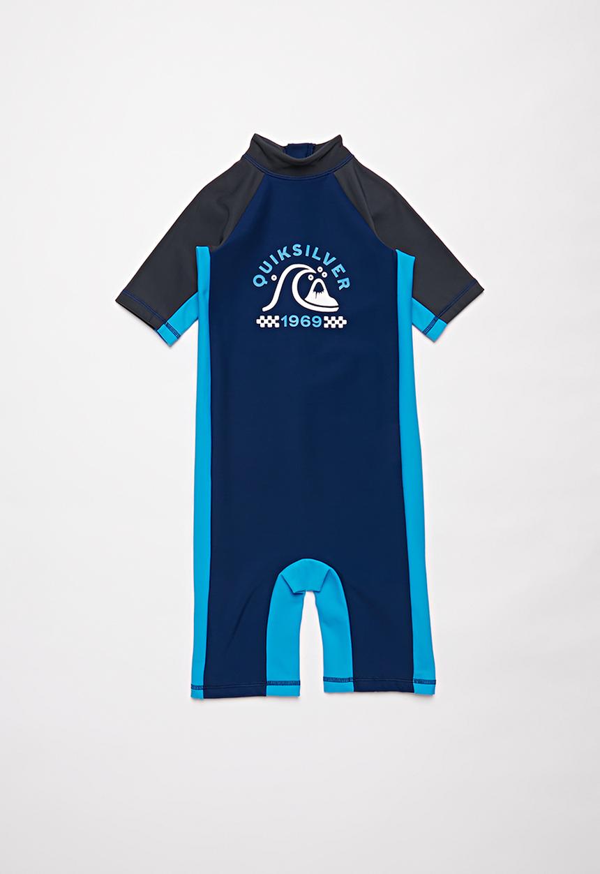 Quiksilver - Thermo short sleeve Upf 50 rash vest - blue
