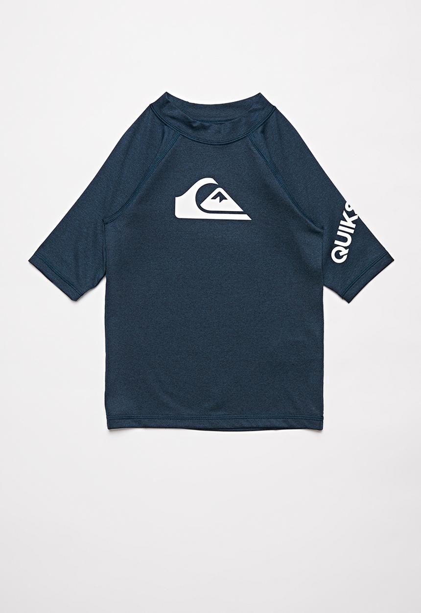 Quiksilver - All time short sleeve rash vest - navy