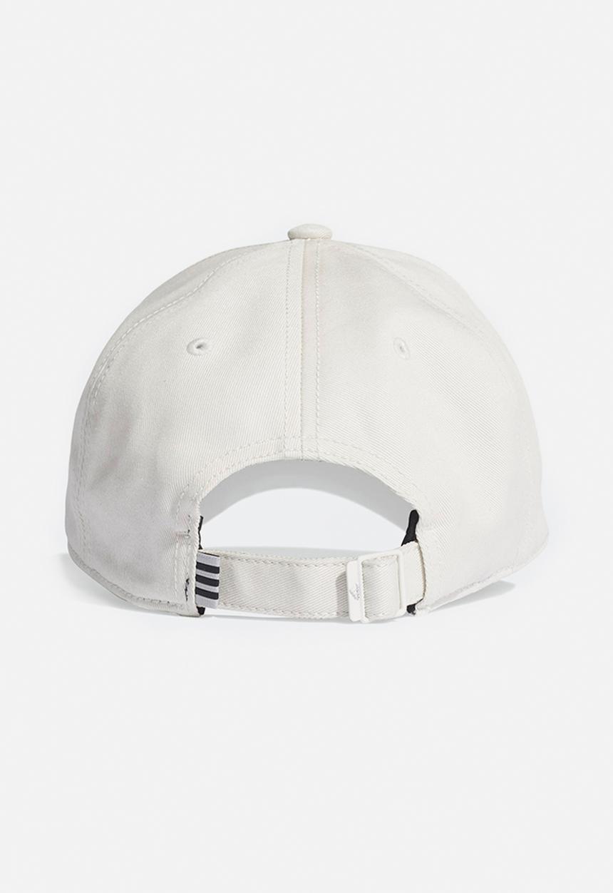adidas Performance - Baseball 3 stripes cap - white & black 