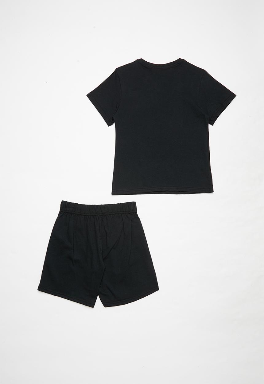 Superbalist - Nasa tee & shorts pj set - black