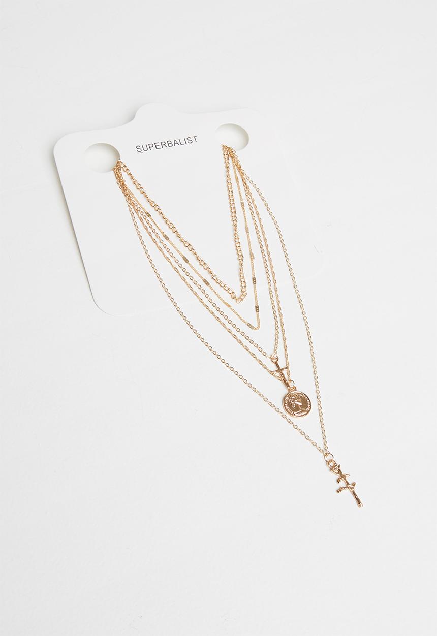 Superbalist - Mixed layered necklace-gold