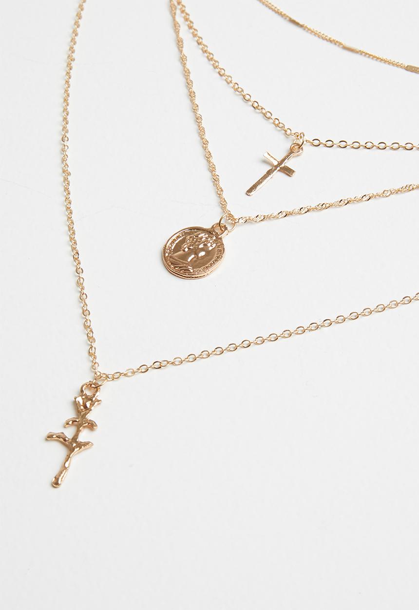 Superbalist - Mixed layered necklace-gold
