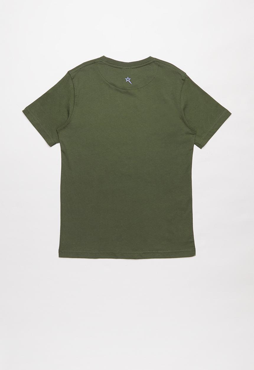 SOVIET - Boys short sleeve logo tee - green