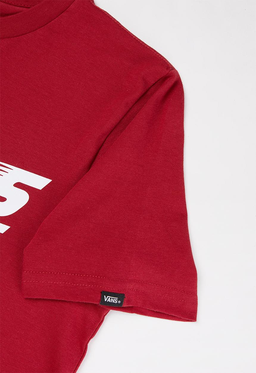 Vans - Racers edge short sleeve boys - red