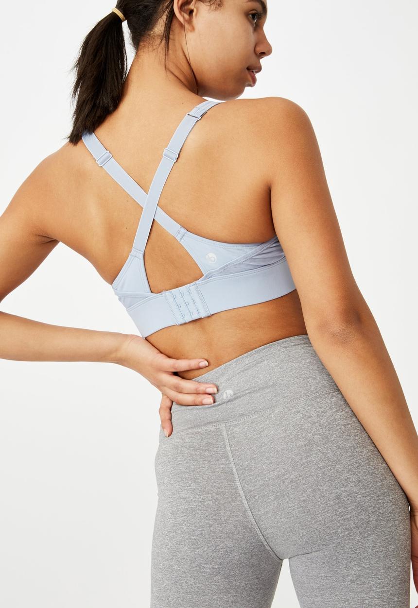 Cotton On - Workout training crop - baltic blue