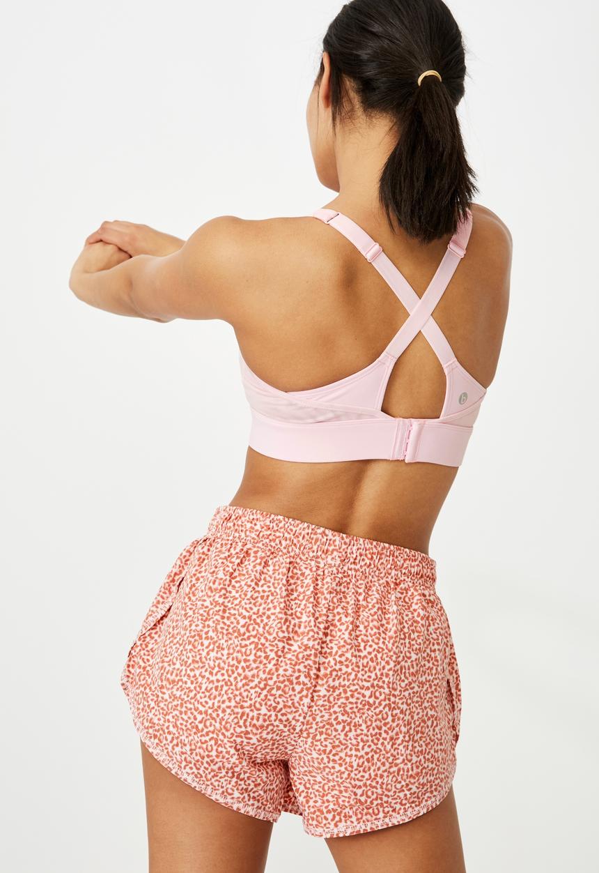 Cotton On - Workout training crop - rose water