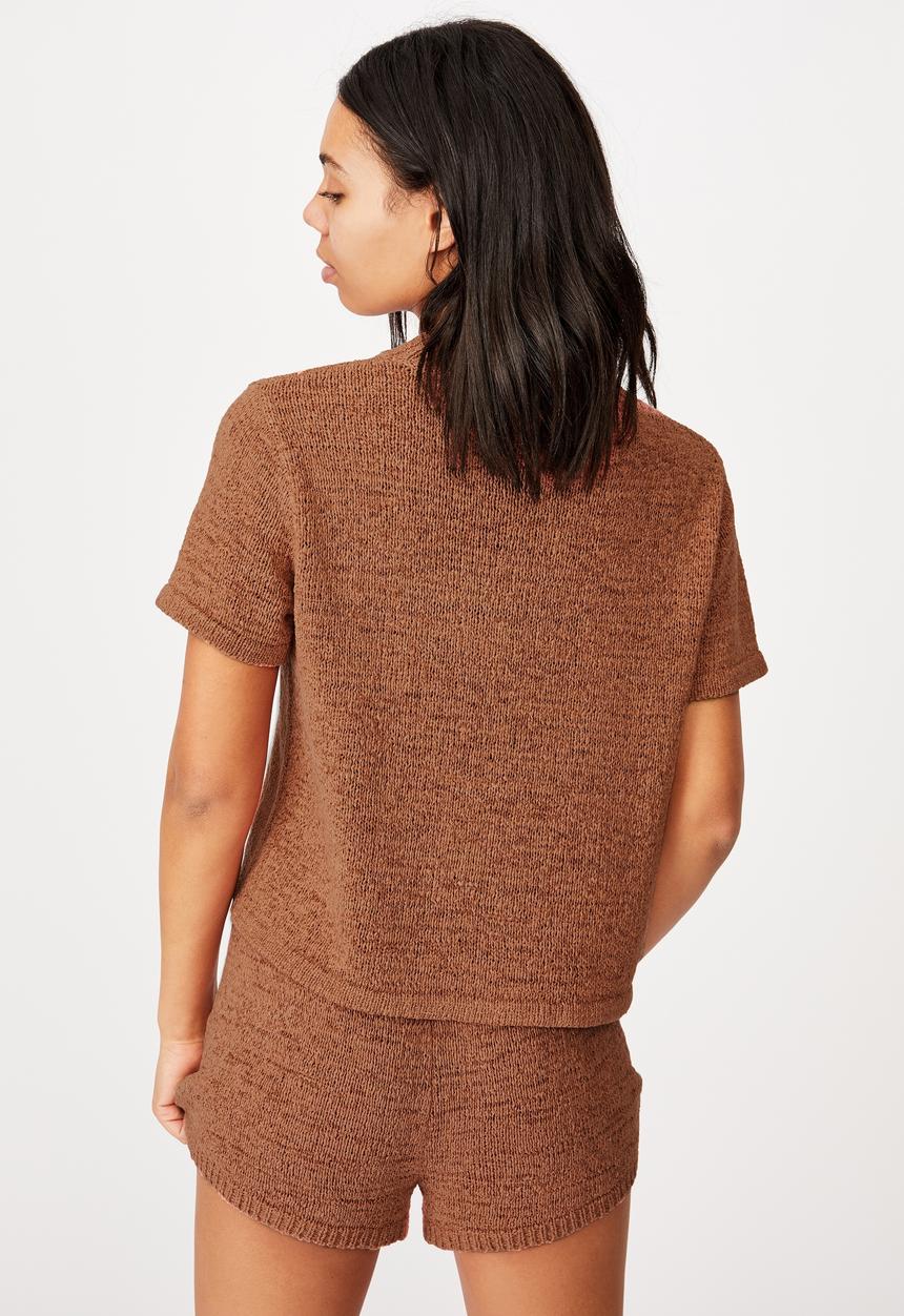 Cotton On - Summer lounge T-shirt - terracotta