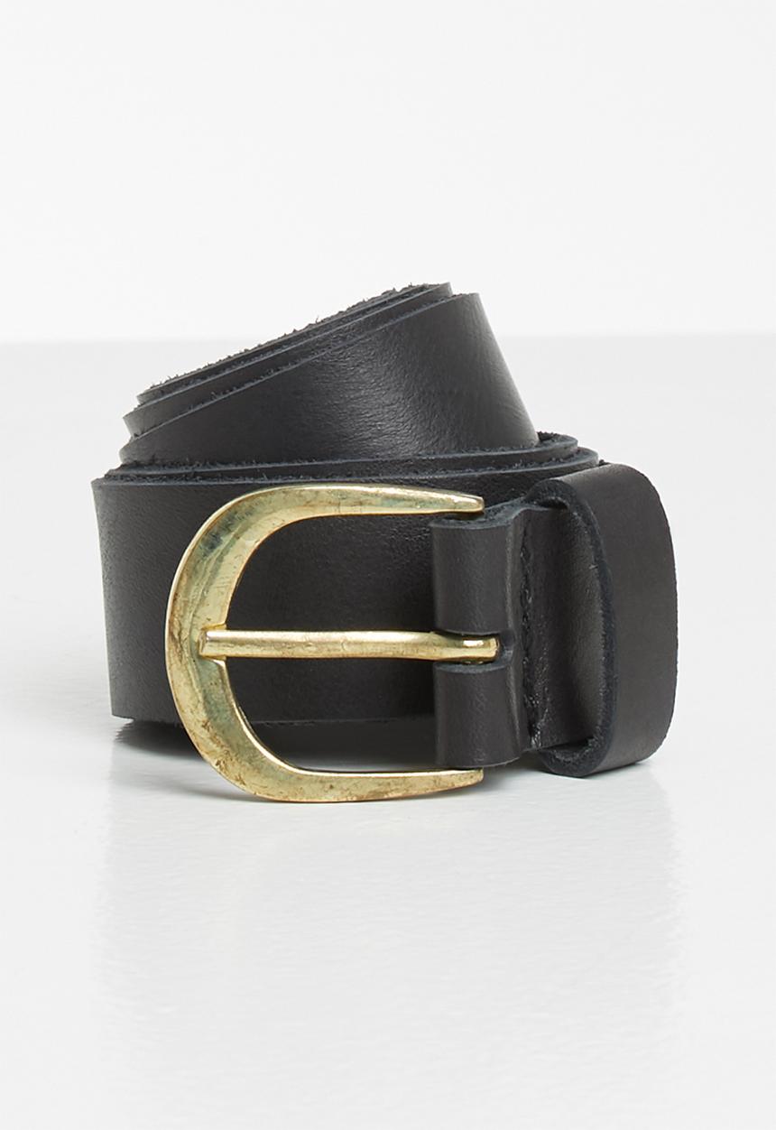 Superbalist - Sommer leather waist belt - black