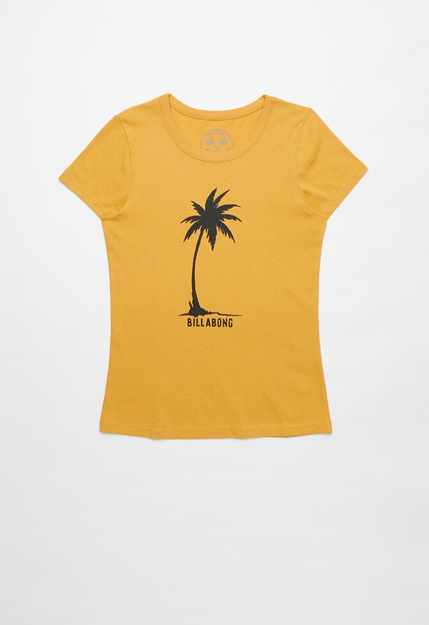 Billabong  - Palmy teens tee - yellow