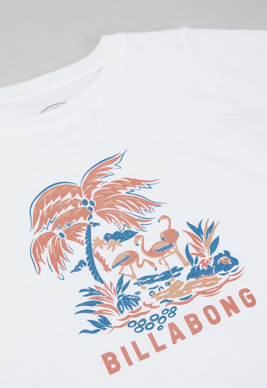 Billabong  - Flamingo todds tee - white