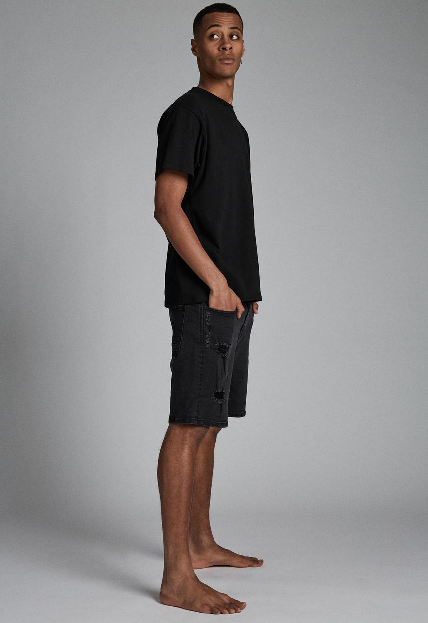Cotton On - Straight short - black