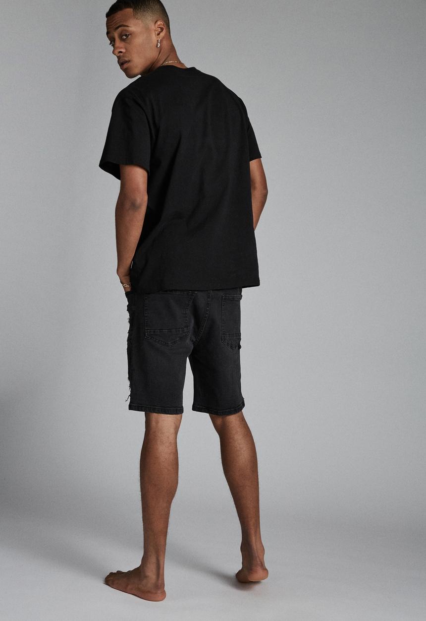 Cotton On - Straight short - black
