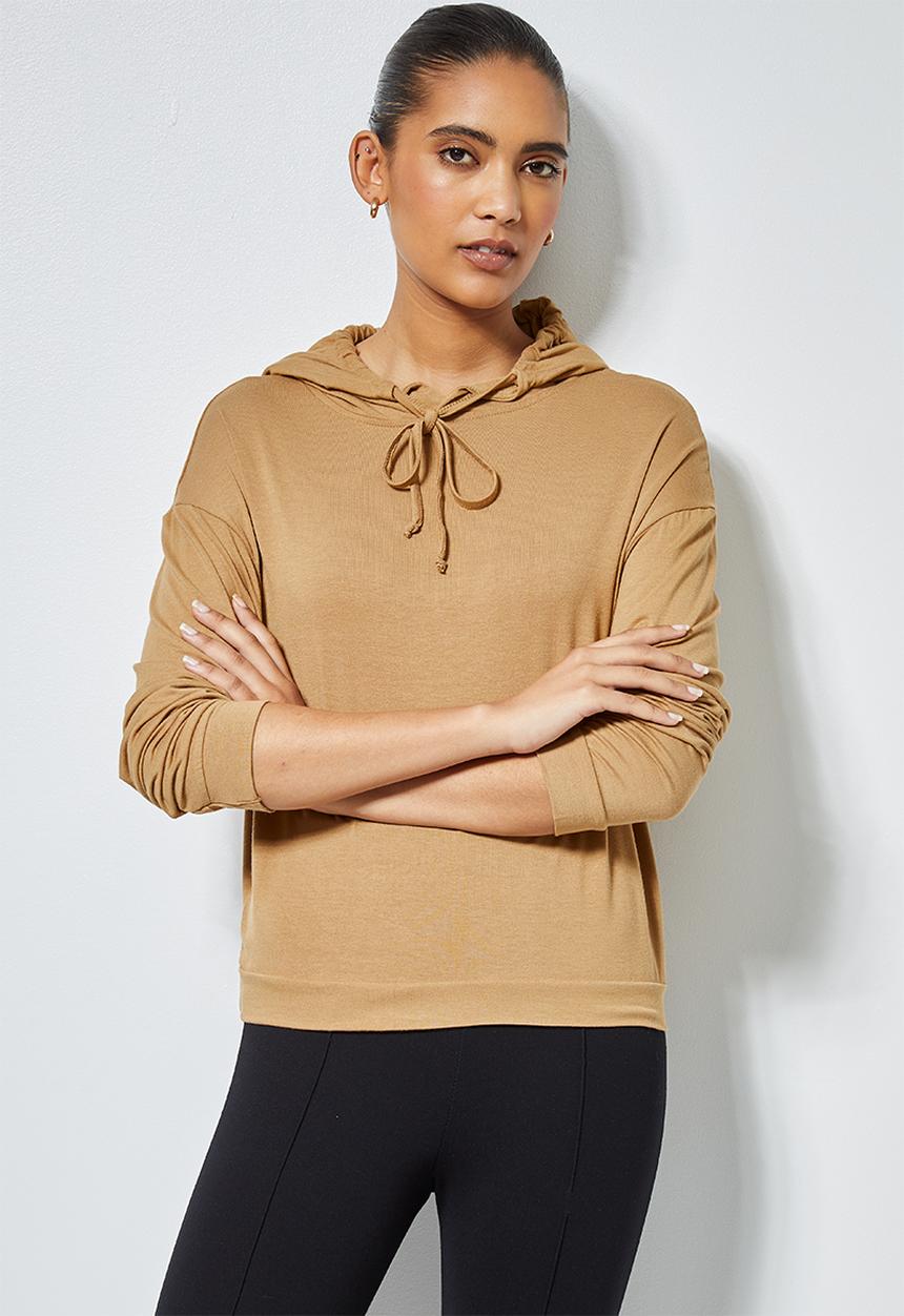 Superbalist - Soft lightweight hoodie - tan