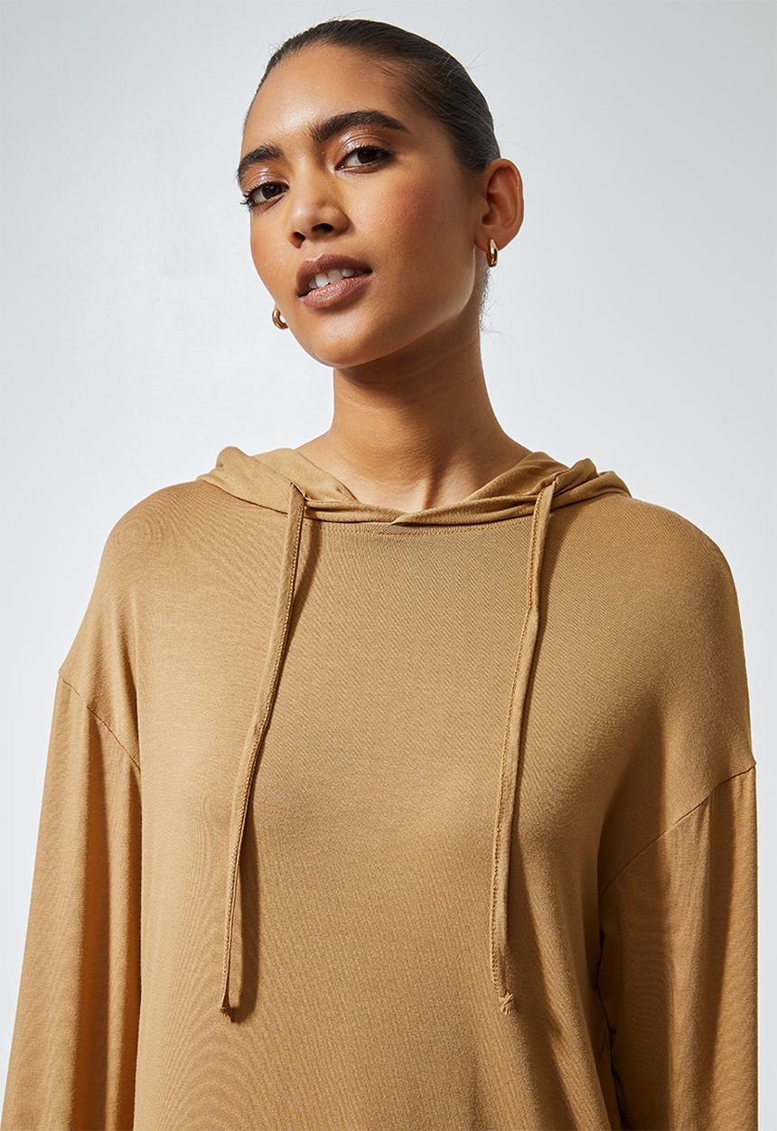 Superbalist - Soft lightweight hoodie - tan