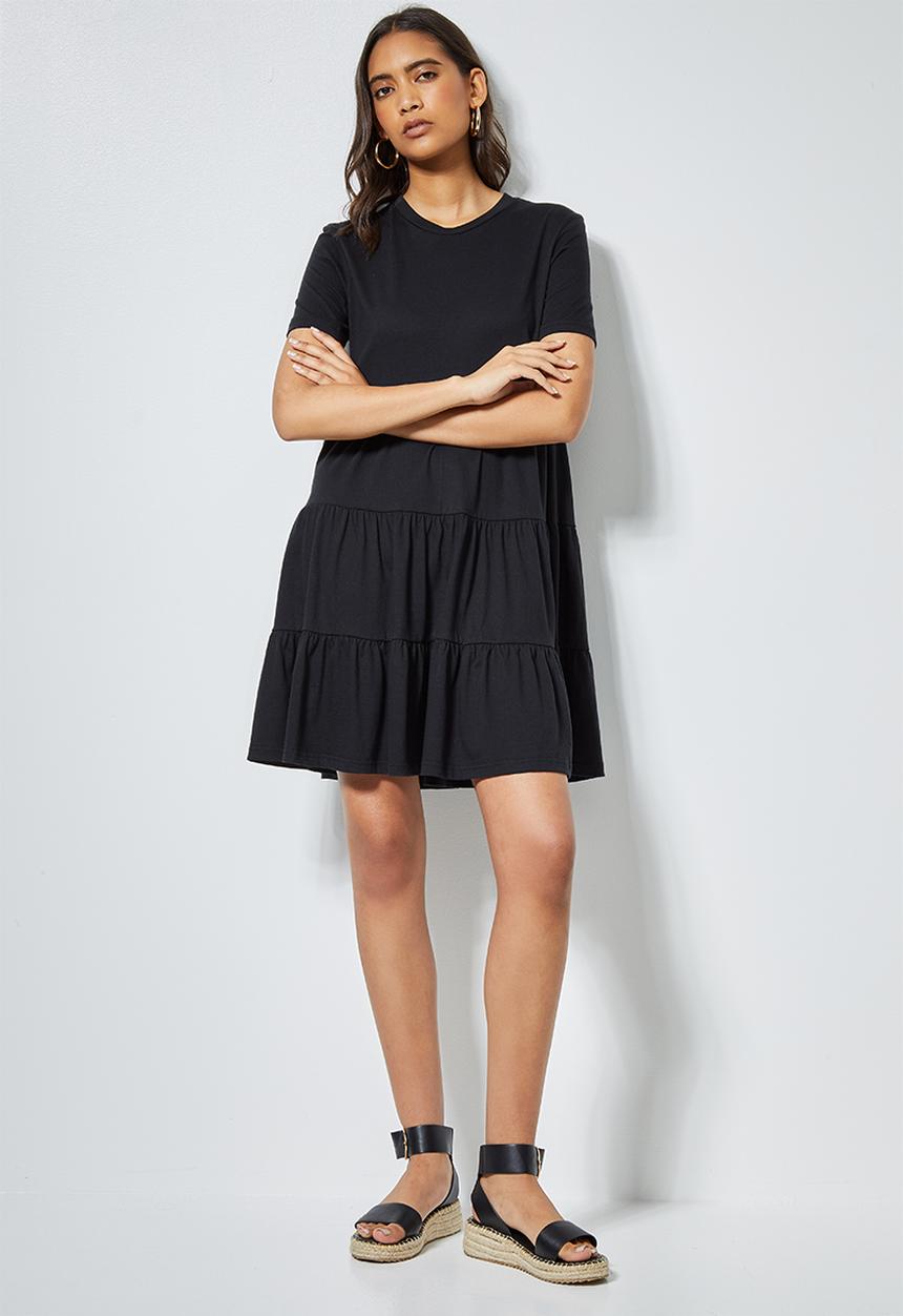 Superbalist - Knit babydoll dress - black