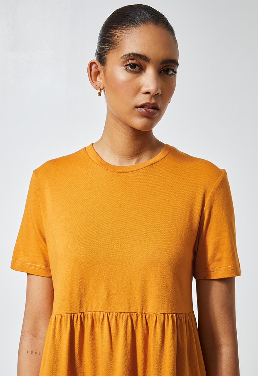 Superbalist - Knit babydoll dress - mustard