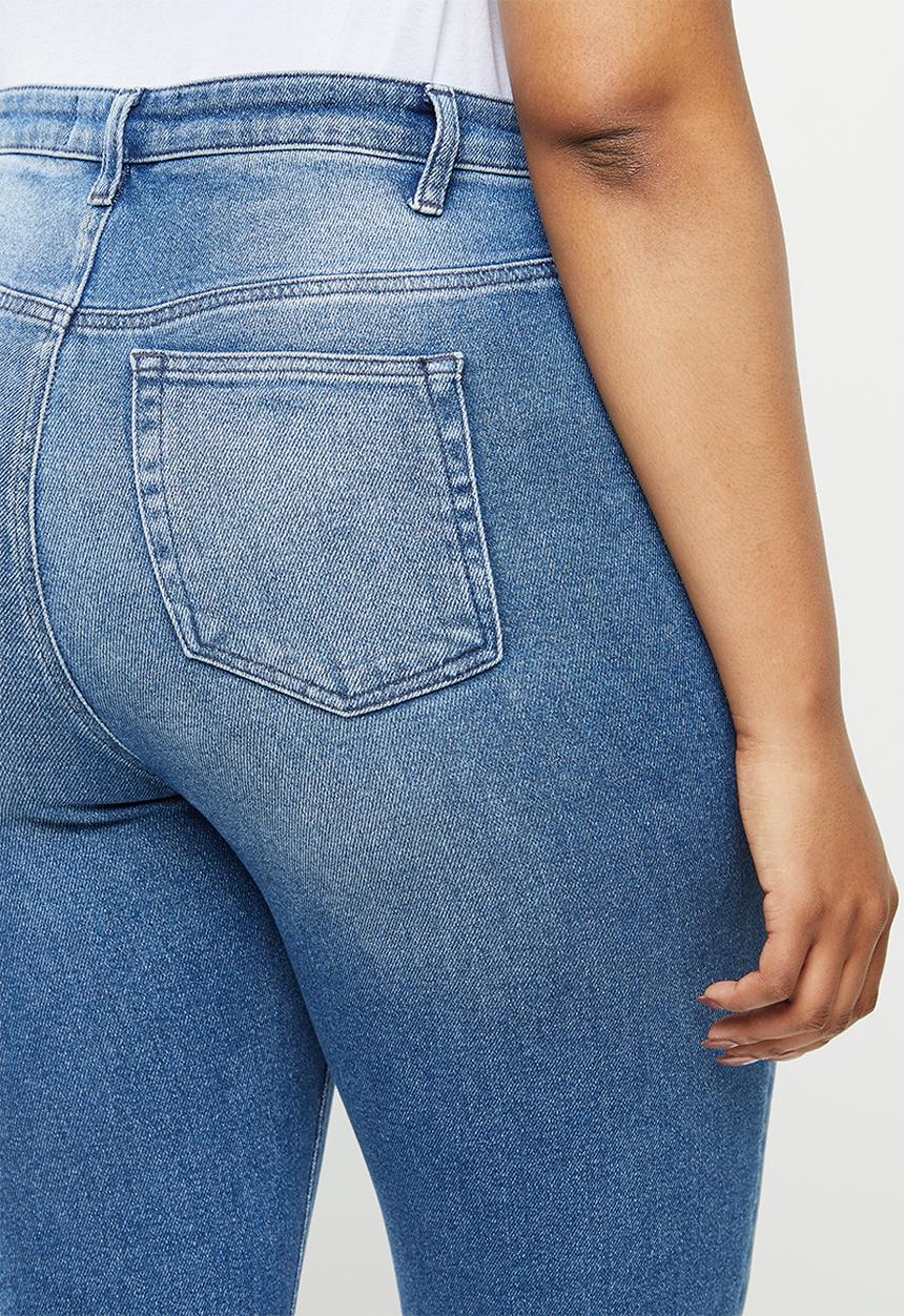JUNAROSE - One novina sl mb jeans - blue