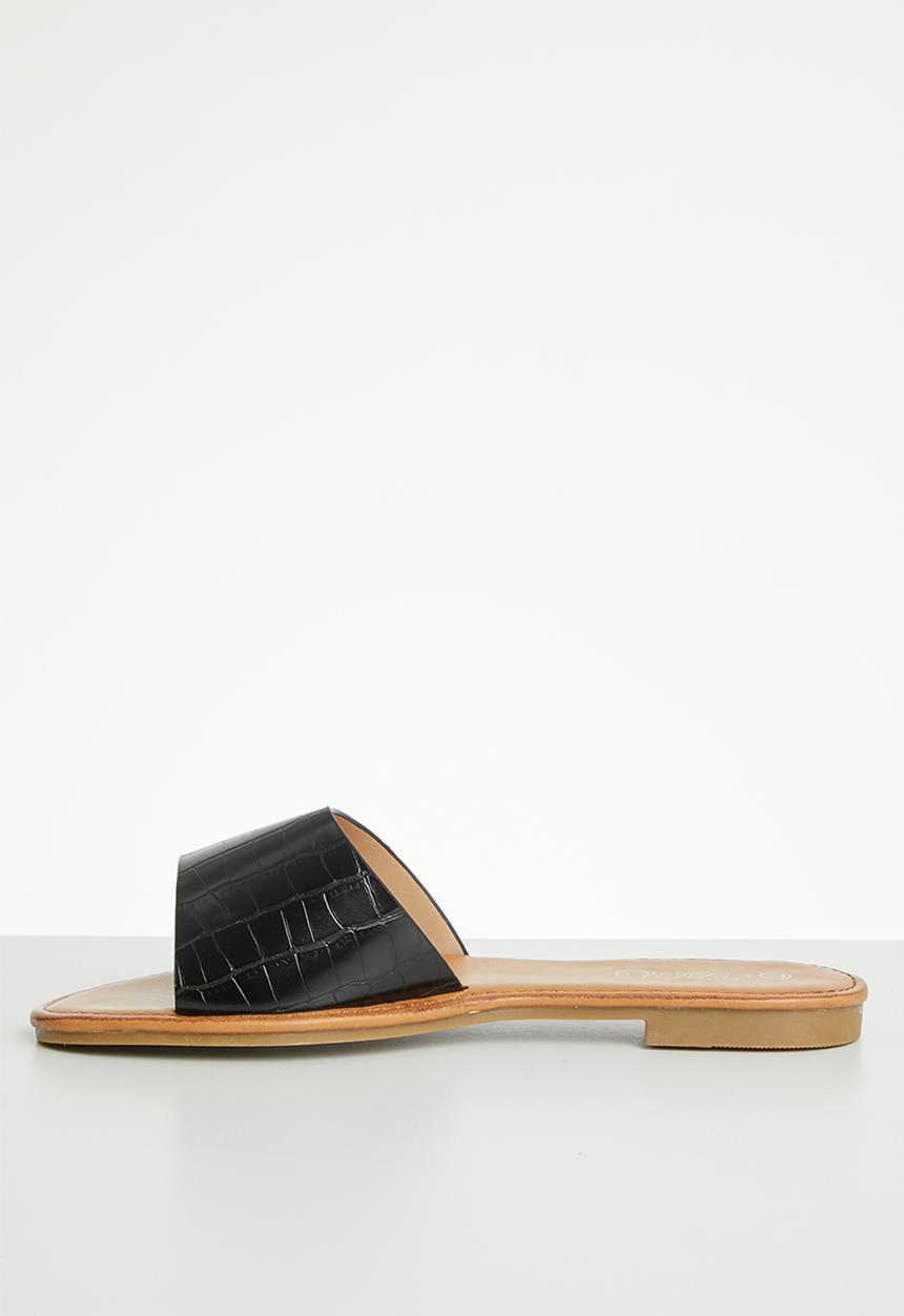 Miss Black - Lowri slide - black