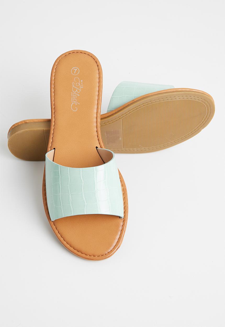 Miss Black - Lowri slide - blue