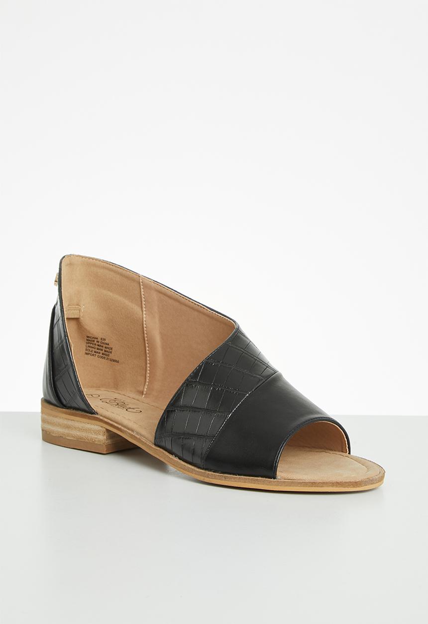 Miss Black - Micah 4 peep-toe - black