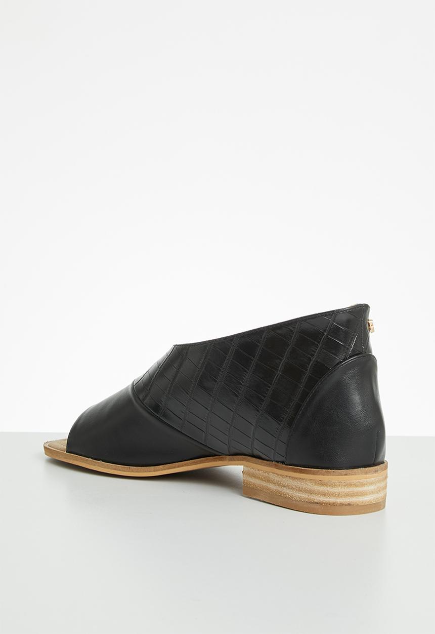 Miss Black - Micah 4 peep-toe - black
