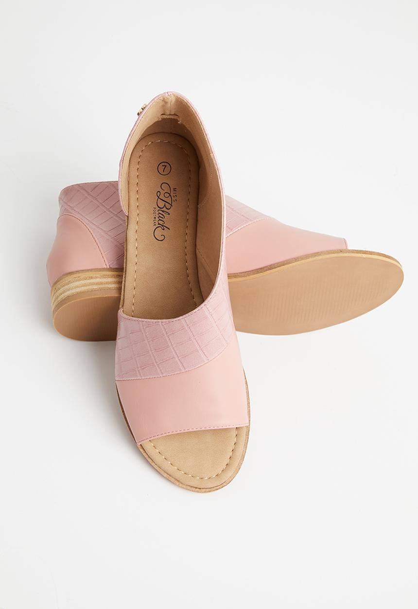 Miss Black - Micah 4 peep-toe - pink