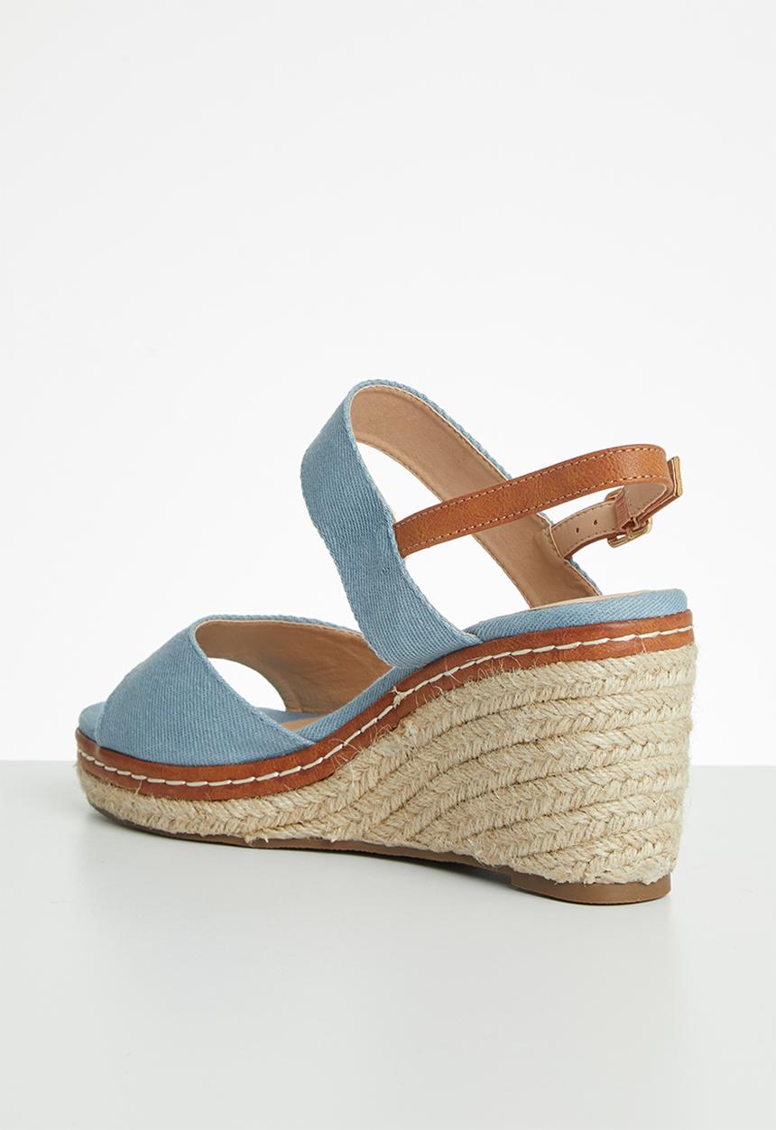 Miss Black - Himara wedge - blue 