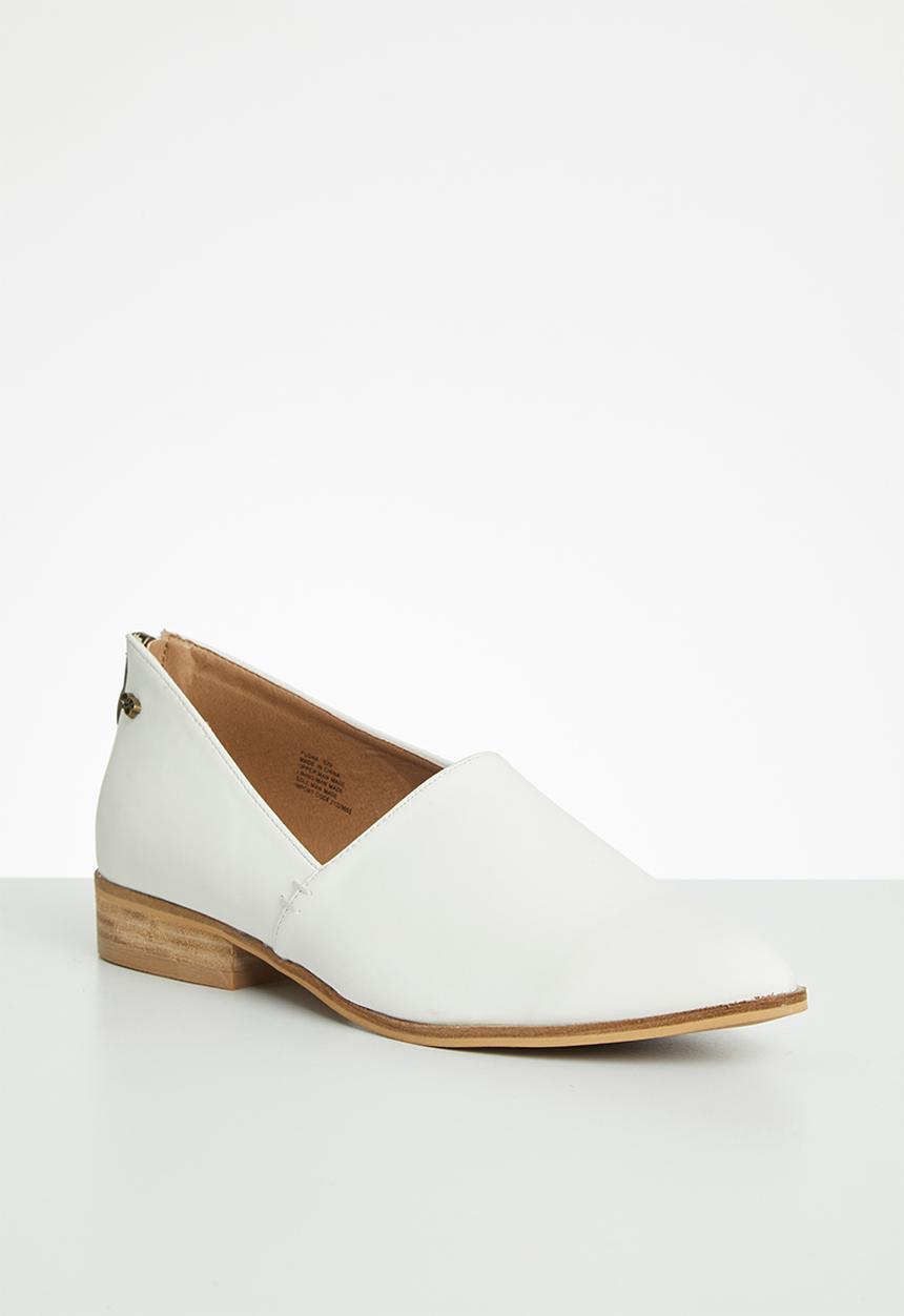 Miss Black - Fusha loafer - white
