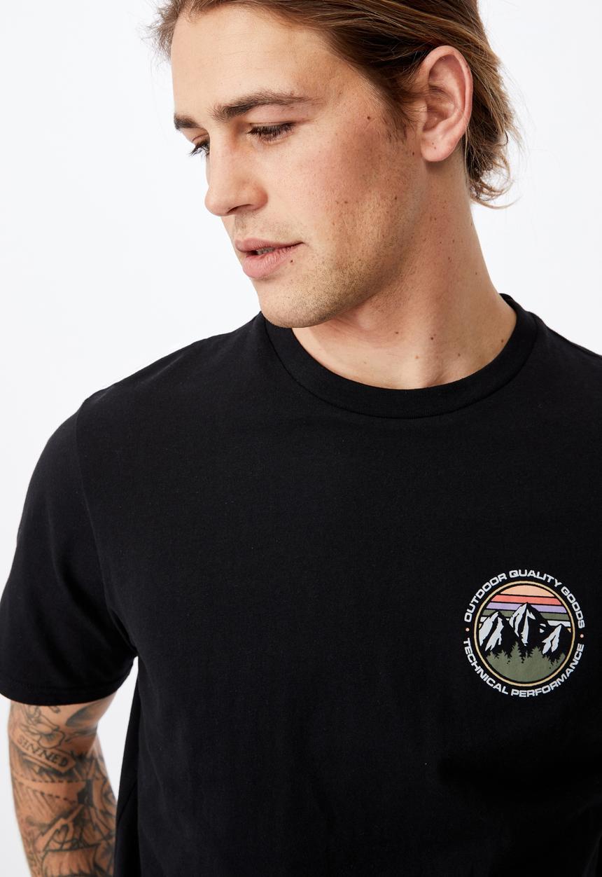 Cotton On - Tbar souvenir T-shirt - black
