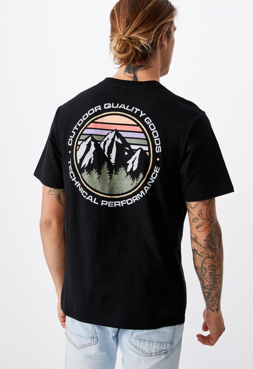 Cotton On - Tbar souvenir T-shirt - black