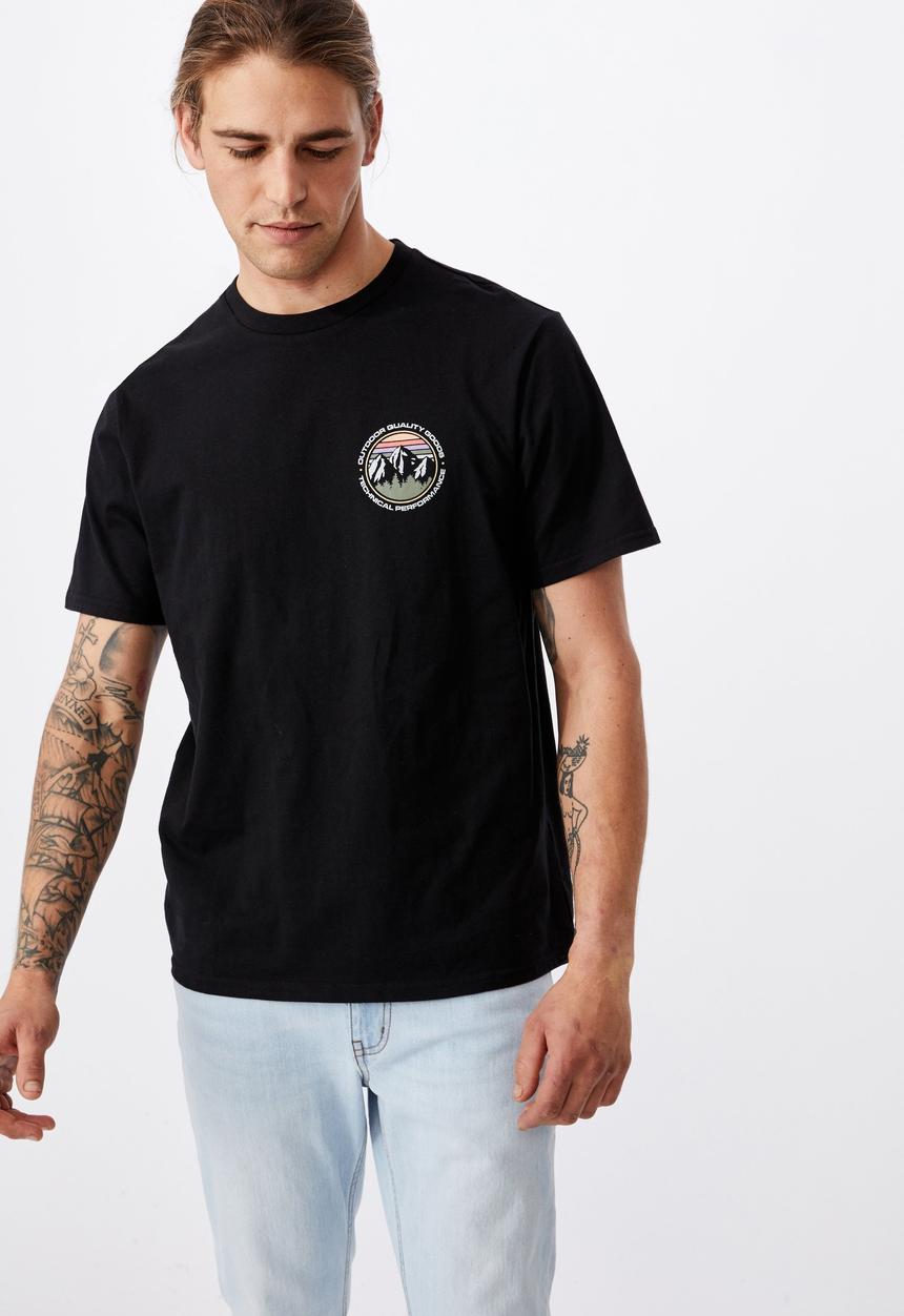 Cotton On - Tbar souvenir T-shirt - black