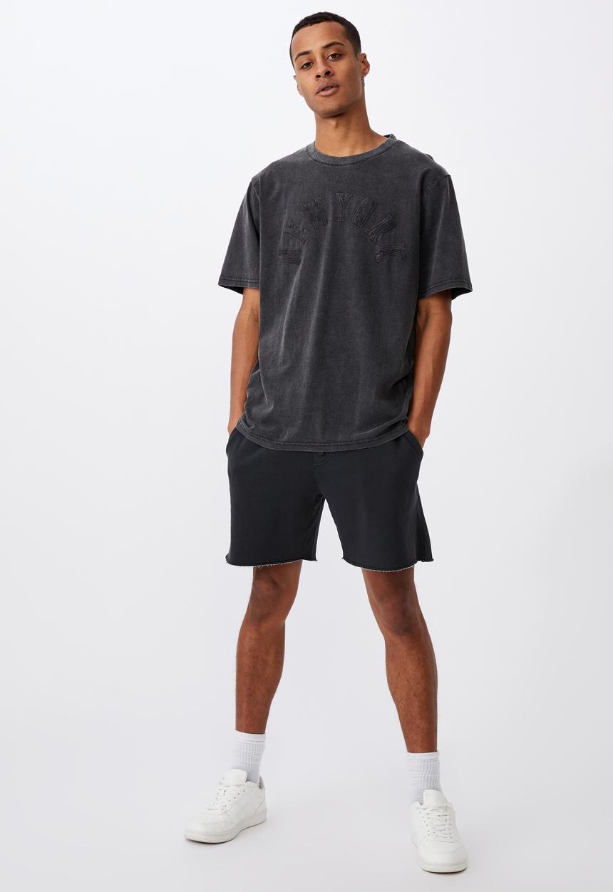 Cotton On - Bondi tee - washed black