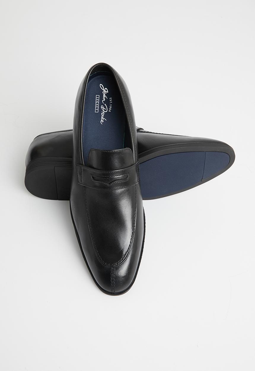 John Drake - Penny slip-on - black