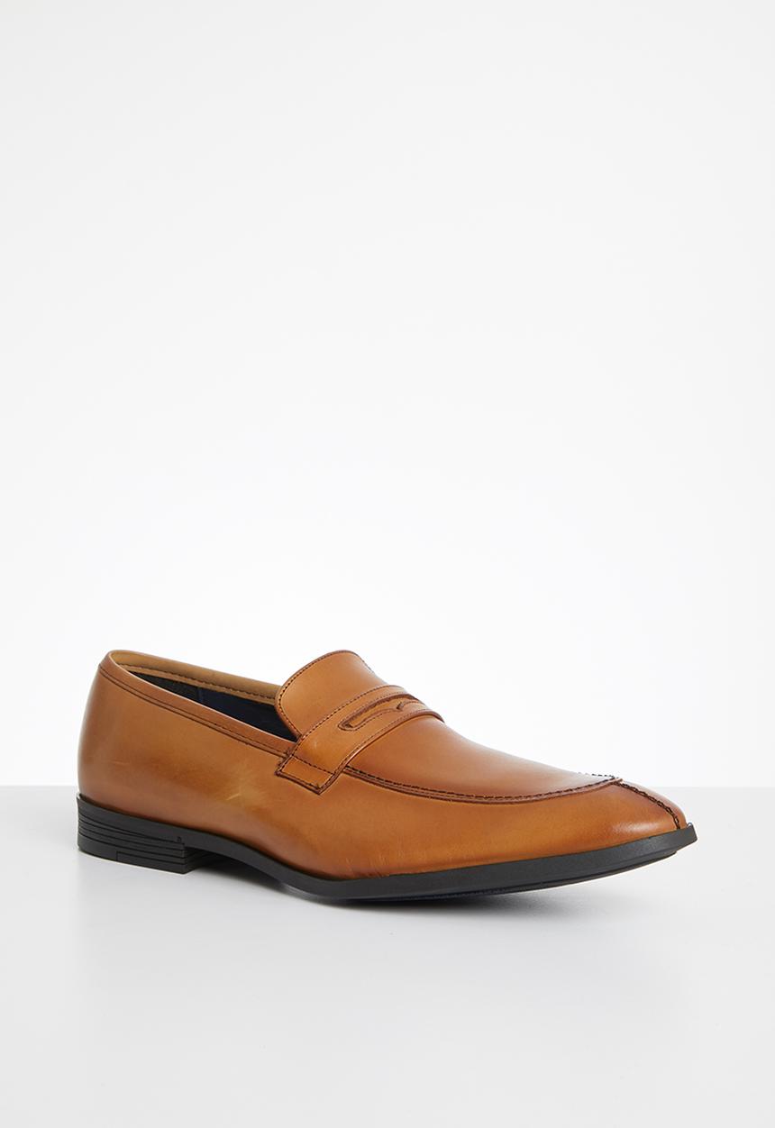 John Drake - Penny slip-on - dark tan