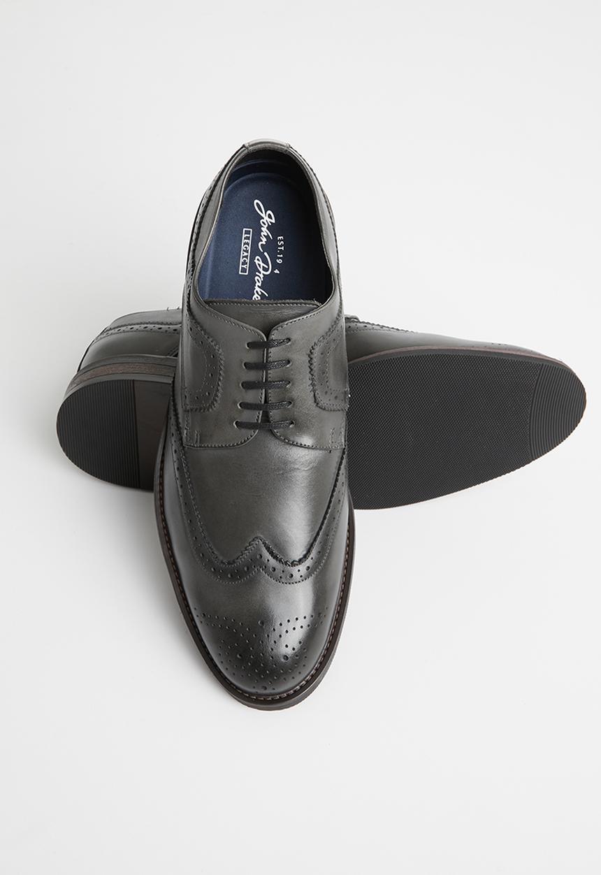 John Drake - Derby brogue - grey