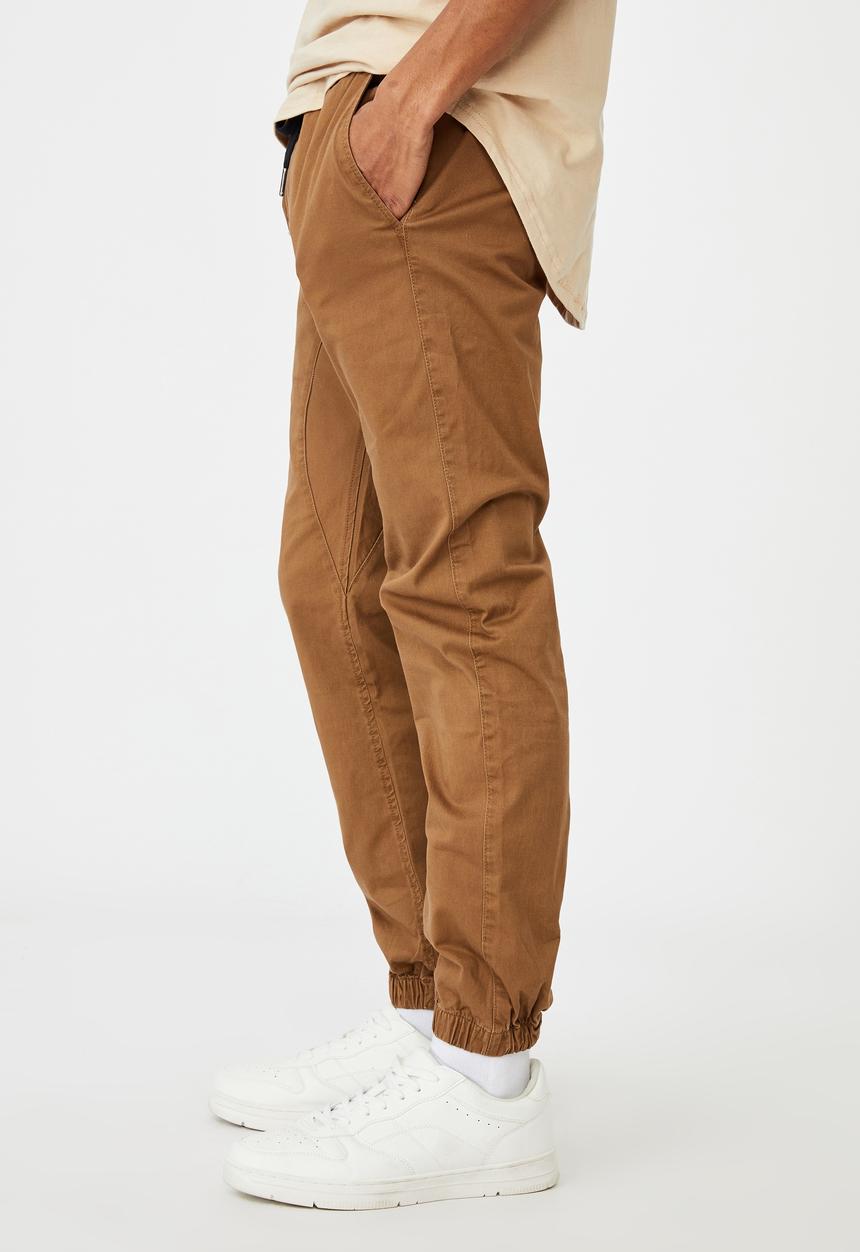 Cotton On - Drake cuffed pant - washed biscuit
