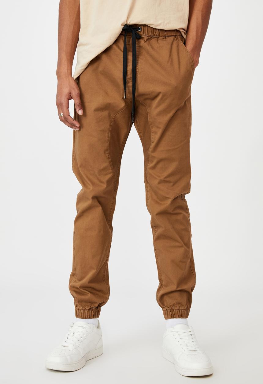Cotton On - Drake cuffed pant - washed biscuit