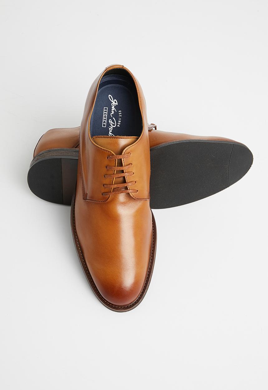 John Drake - Derby lace up - dark tan