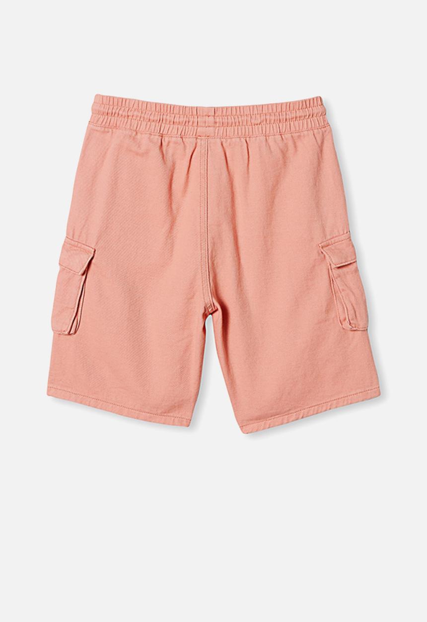 Free by Cotton On - Charlie cargo short - smoked salmon