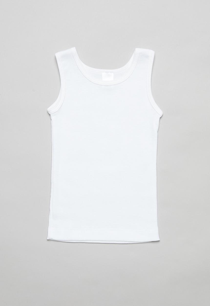 Pop Candy - 3 Pack sleeveless vests - white