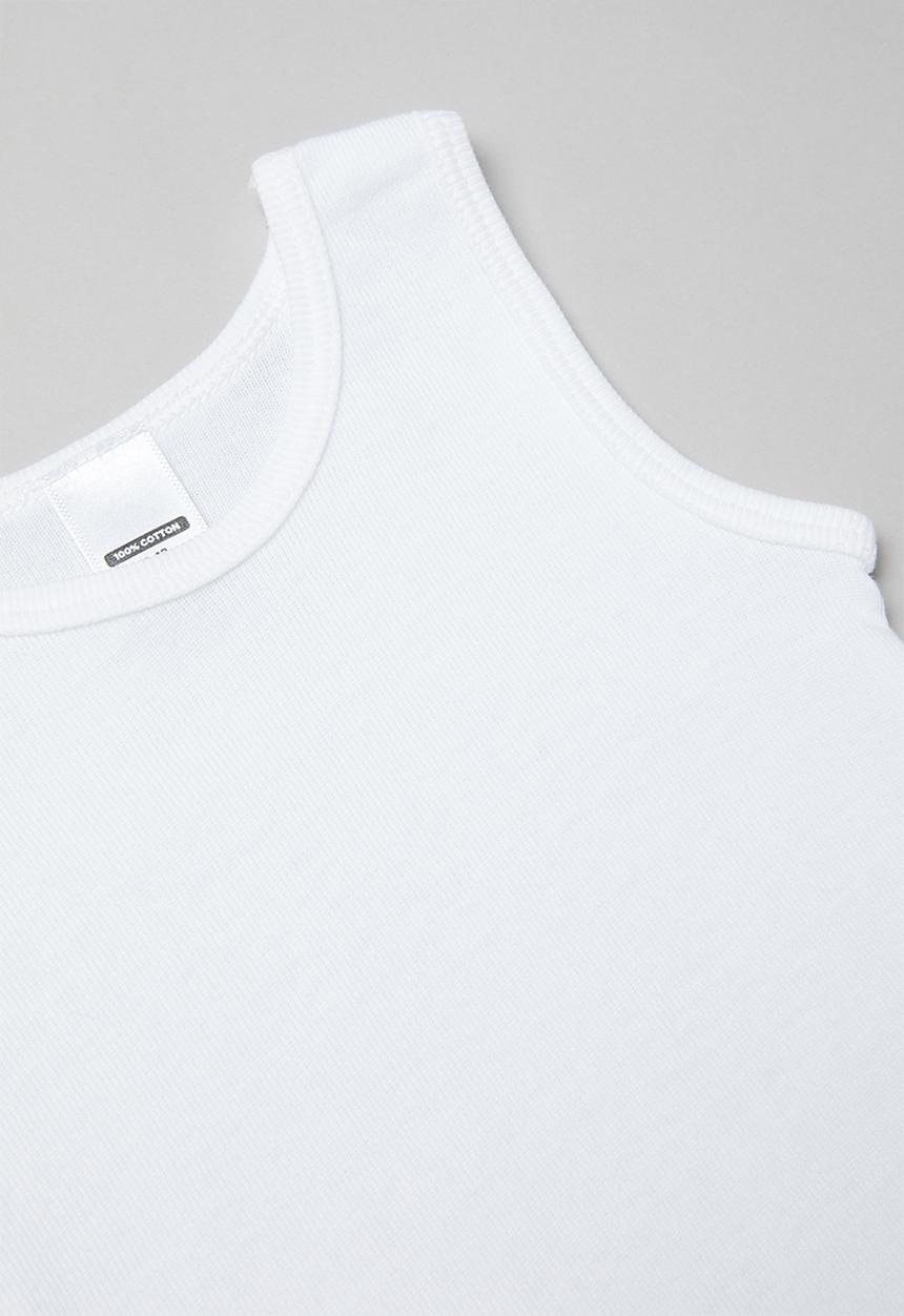 Pop Candy - 3 Pack sleeveless vests - white
