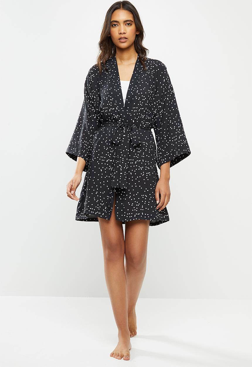 Superbalist - Short robe - black 