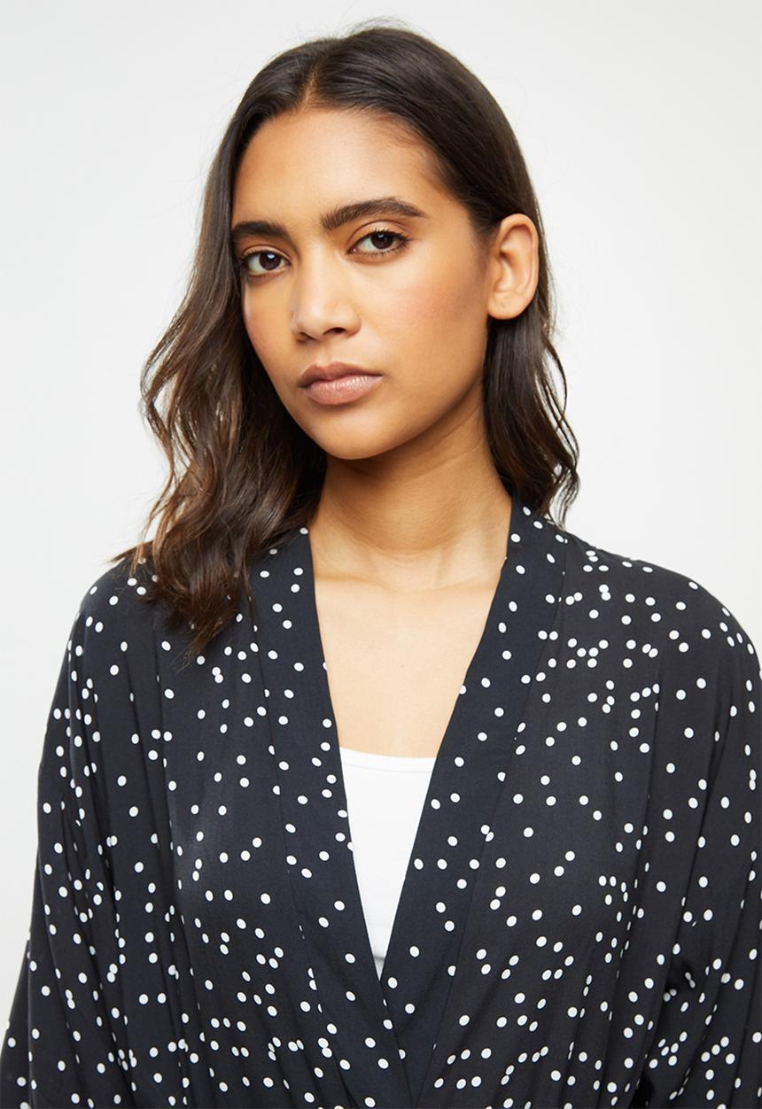 Superbalist - Short robe - black 