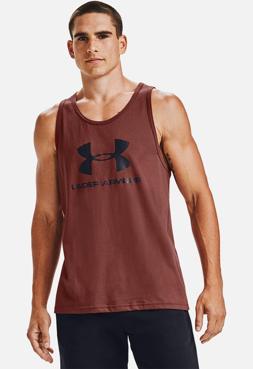 Under Armour - UA sportstyle logo tank - red