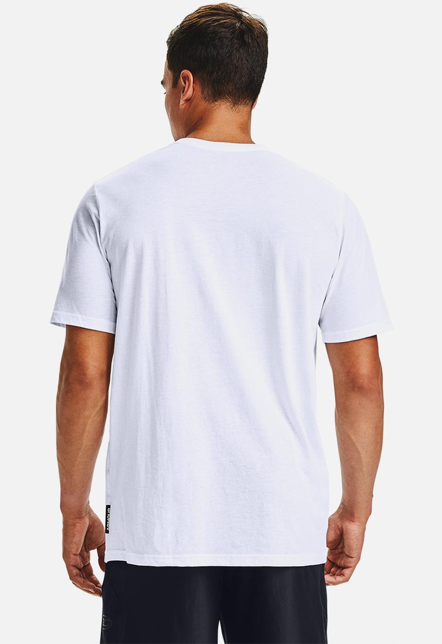 Under Armour - Curry freehand Eddy short sleeve tee - white