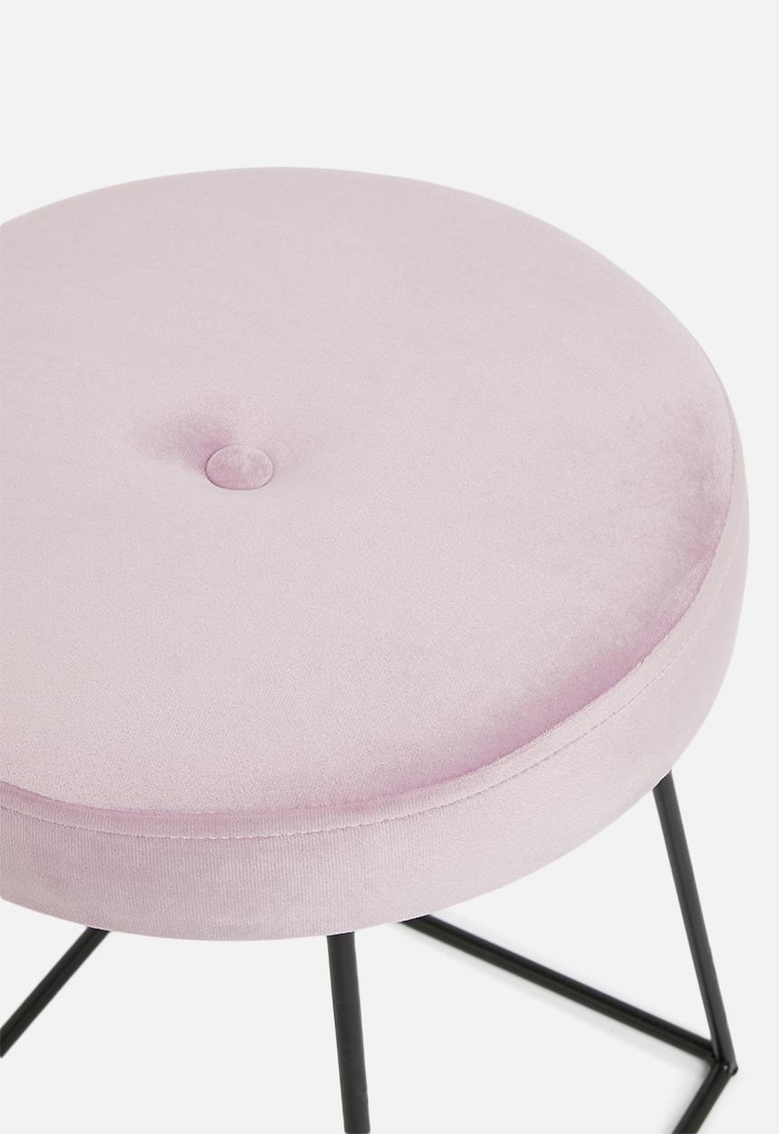 Sixth Floor - Button stool - lilac